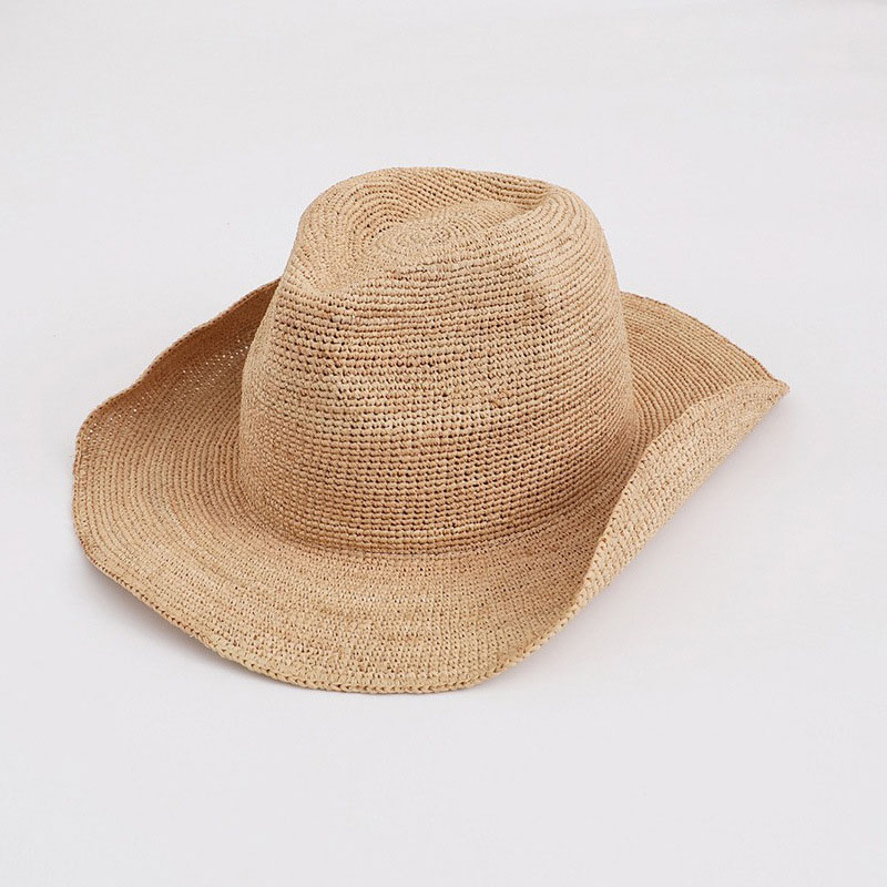 Bucket Hat Straw - Chapeau de paille en raphia naturel