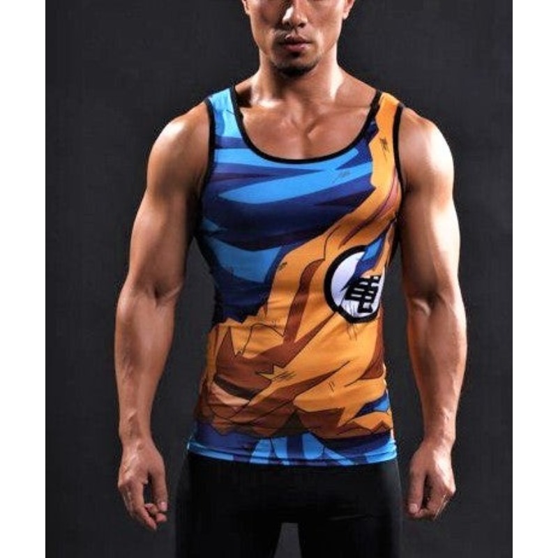 Tank Top Muscle - Débardeurs d'été 2026 Anime Goku Cosplay