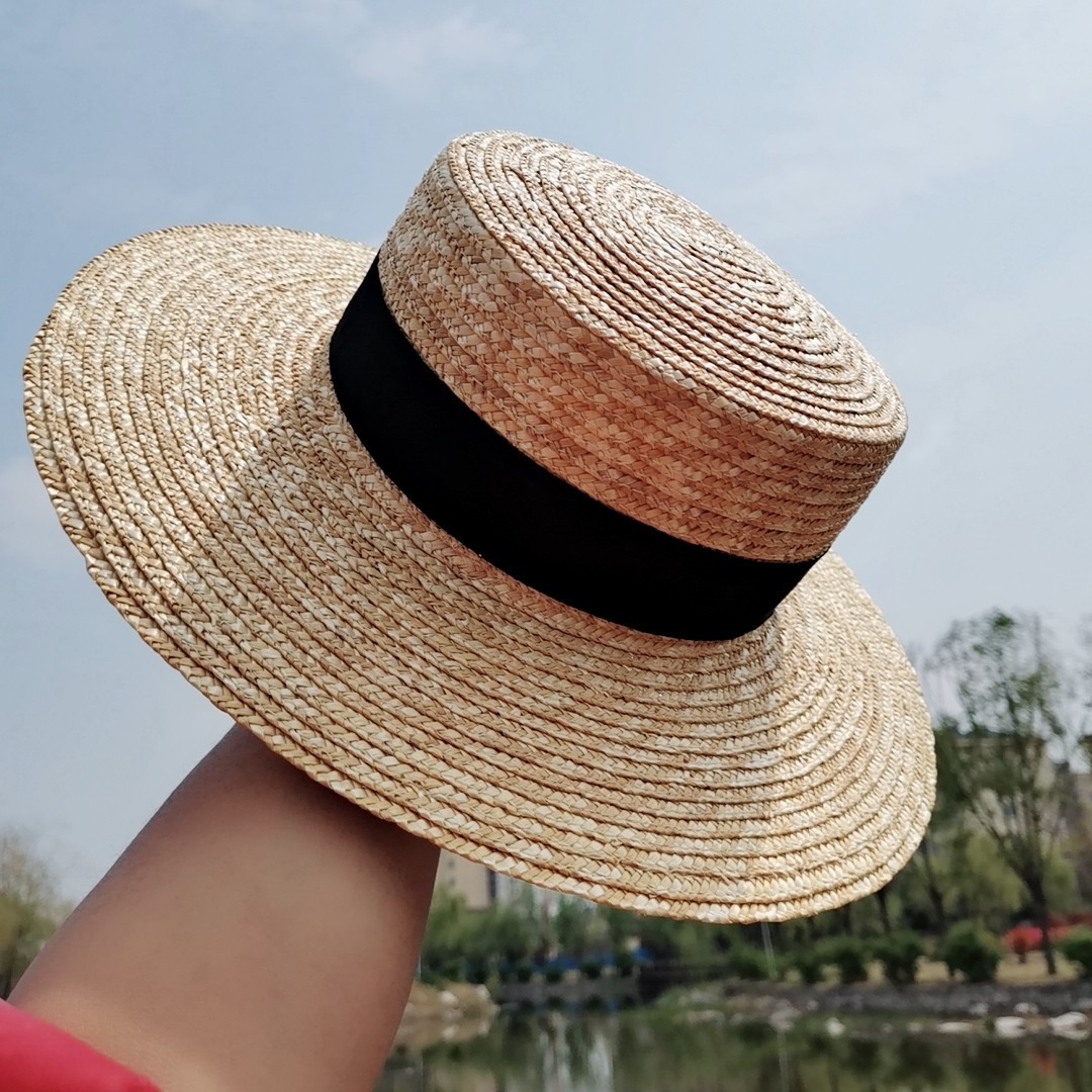Chapeau de paille Boater éléga - Bucket Hat Straw avis et prix