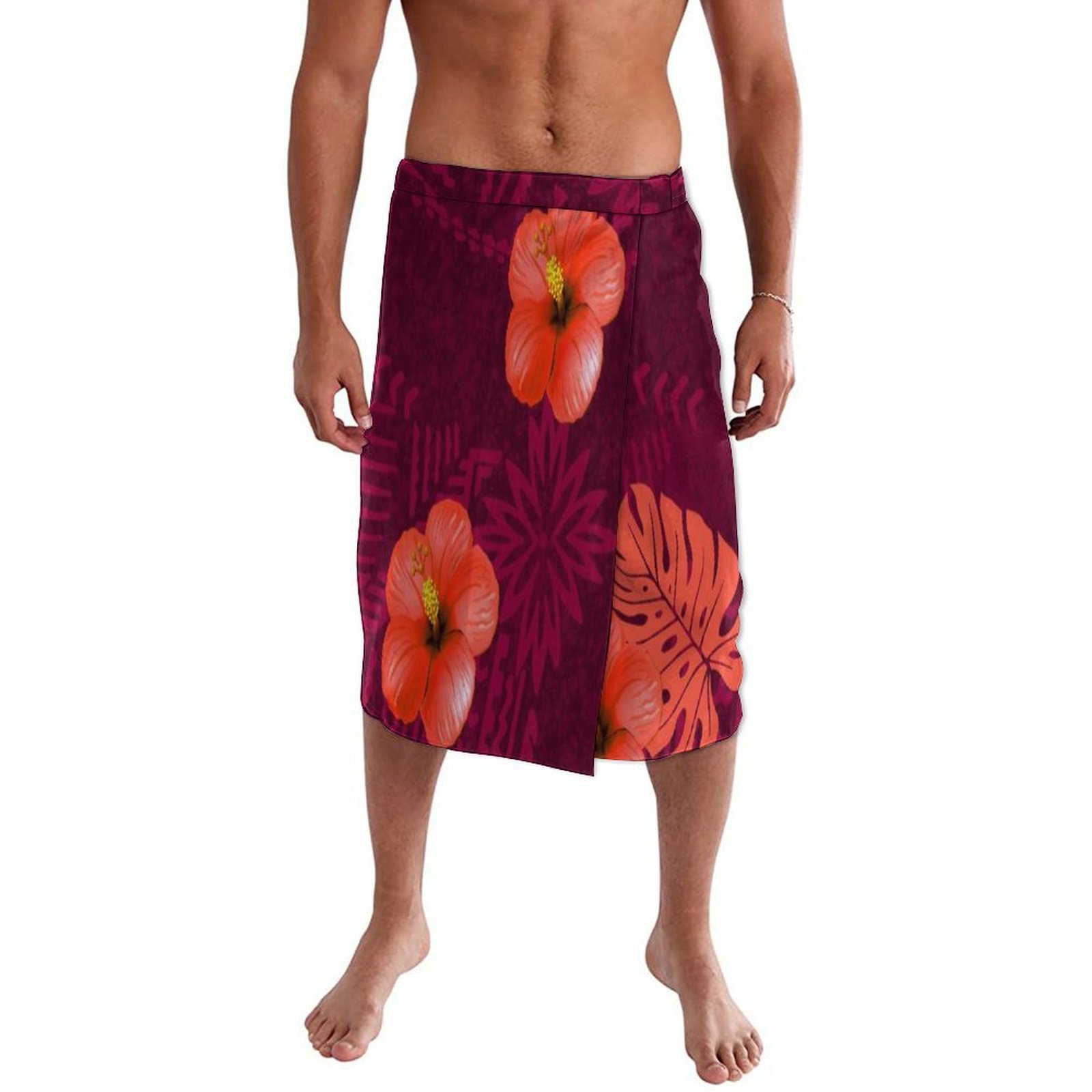 Robe de plage polynésienne ble - Sarong Men Wrap avis et prix