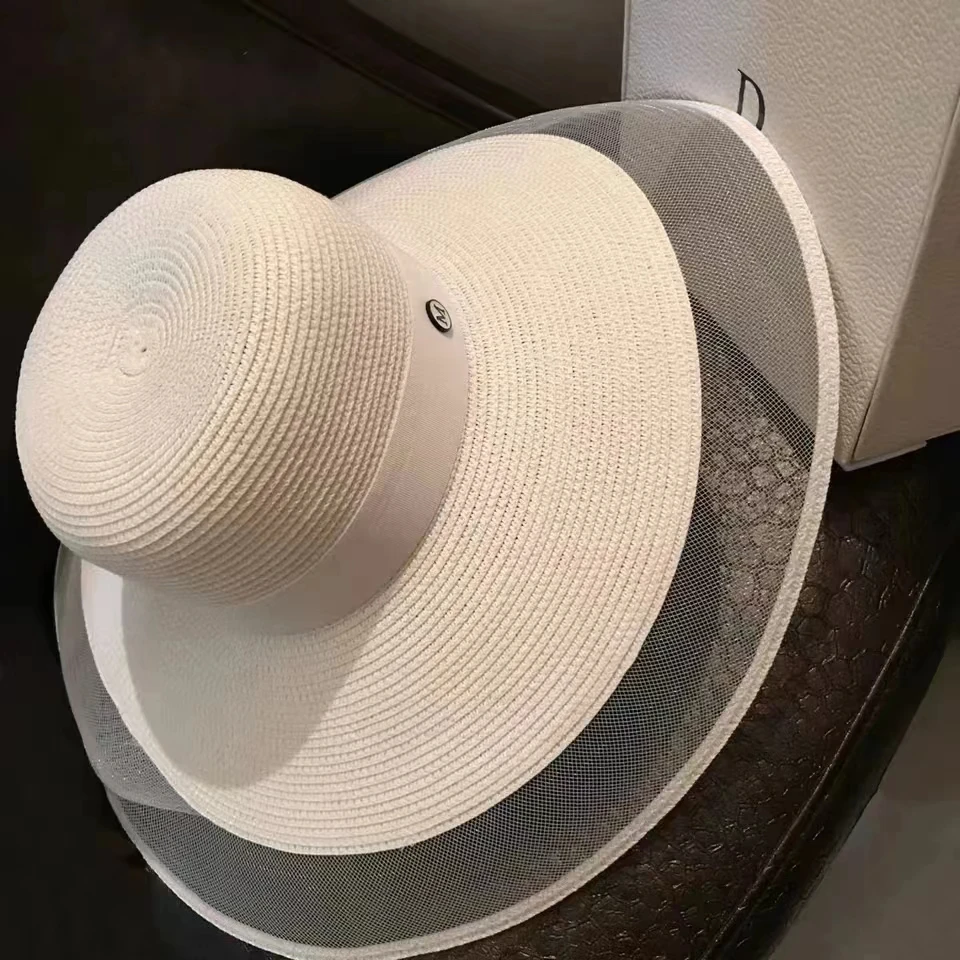 Chapeau de soleil en paille pl - Bucket Hat Straw avis et prix
